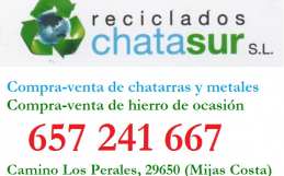 Reciclados - chatarrerias - Mijas Costa